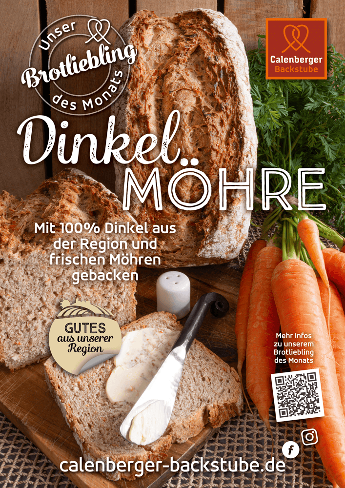 Gersterbrot auf Bambusmatte