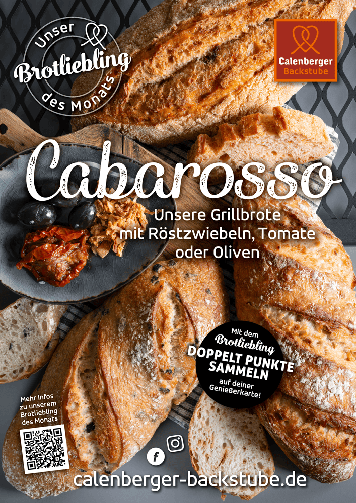 Gersterbrot auf Bambusmatte