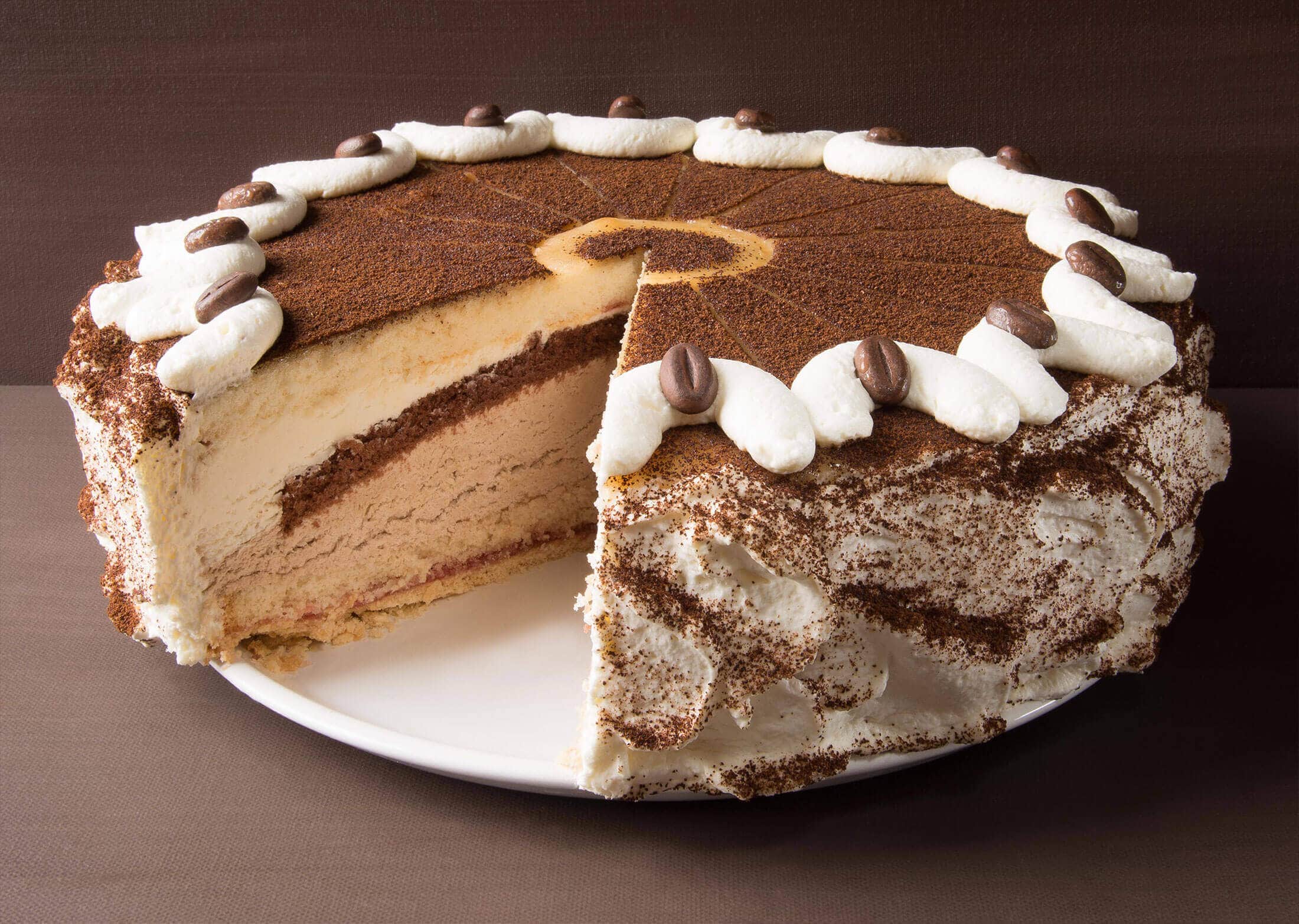 Monatstorte Februar & September – Kaffee-Vanille-Torte